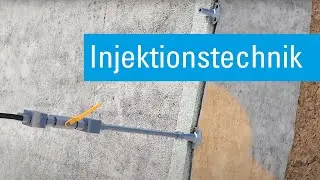 Risse abdichten, Hohlräume füllen - Injektionstechnologie/Bauteil-Injektion