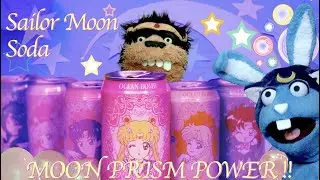 Puppets Try Sailor Moon Soda !! #japan #sailormoon #snacks #soda