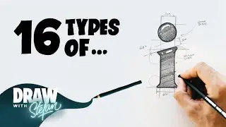 16 Types Of the Letter i - ✏️Draw With Stefan (Hand Lettering Exercise)