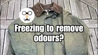 Freezing to remove unpleasant odours from your wax jacket? Let's give it a try.