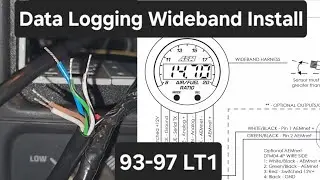 LT1 Wideband O2 Install w/ Data Logging
