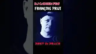 The world just lost a legend Fran&ccedil;ois Prijt Dj Chosen Few Rest in peace #mokum #chosenfew 🙏❤️