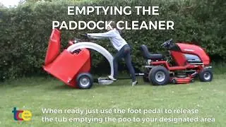 PADDOCK CLEANER Emptying the Paddock Cleaner