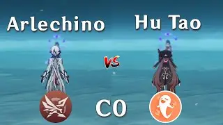 Арлекино против Ху Тао!! Кто лучший поджигатель DPS?? (Genshin Impact)