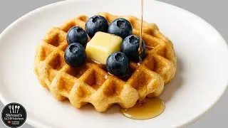 EGGLESS KETO WAFFLES | ALMOND COCONUT LOW-CARB WAFFLE + HOMEMADE SUGAR-FREE MAPLE SYRUP |