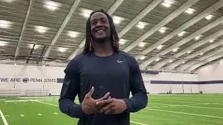 Penn State TE Khalil Dinkins 9/25/24 | Post-Practice | NSN