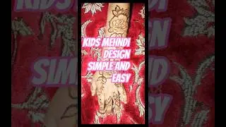 kids mehndi design #simple #mehndi #design #mehndiartist