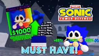 Testing Out The New Buffed Sonk! In Project: Sonic Td