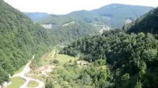 Barajul Lesu din Bihor, golit de apa