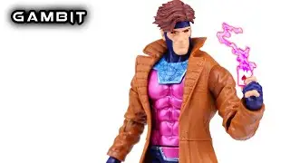 Marvel Legends GAMBIT Retro Carded X-Men Action Figure Review