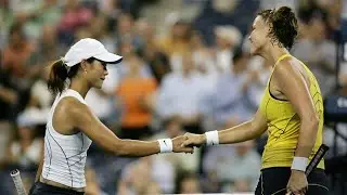 Lindsay Davenport vs Na Li 2005 US Open R1 Highlights