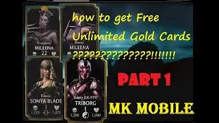 Mortal Kombat MK Mobile Trick| How To Get Unlimited Free Gold Cards | Get Injustice 2 Raiden (Hindi)