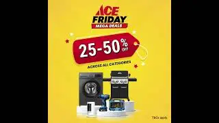ACE Friday Mega Deals | Up to 50% OFF Outdoor Furniture, Appliances & More!