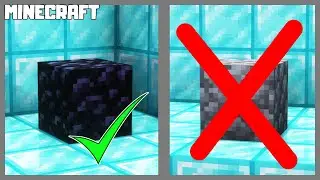 MINECRAFT | Как сделать обсидиан вместо булыжника!
