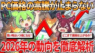 パソコンは今すぐ買え！価格高騰の原因と今後の展望を市場レポートから徹底解析！【ずんだもん解説】