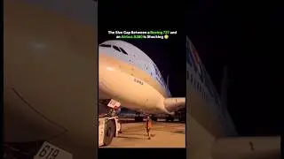 🚀 Airbus A380 vs Boeing 737 Size Comparison ✈️ | Flying City vs Short-Haul Jet