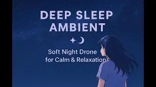 Deep Sleep Ambient 🌌 Anime Night Sky | 5s Loop for Calm, Relax & Fall Asleep