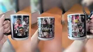 Magic Mug Sublimation Printing | Happy Birthday Design Reveal