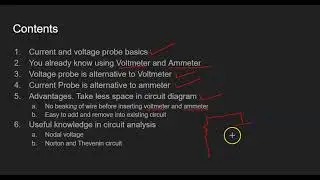 Proteus Current and Voltage Probe basics