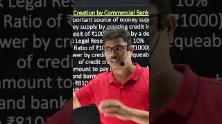 Credit creation by Commercial bank. Banking | Class 12th Macro Economics| #shorts  #cbseboard2023