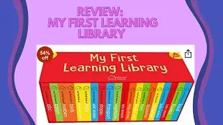 My First Learning Library Book Set: Review@MommySaga || Book Set for 1 year to 3 year old Kids ||