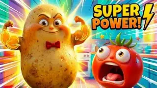 Sabzi Wali Rail Gadi 🚂🥦 | Yummy Yummy Sabzi Song | Aloo Bola Mujhko Khao! 🥔💪