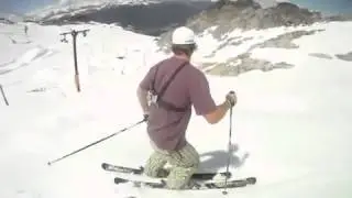 Summer Mogul Skiing at Whistler, BC