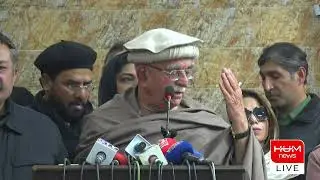 🔴 𝗟𝗶𝘃𝗲: Mahmood Khan Achakzai Media Talk | Pakistan news