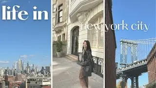 living in nyc vlog | life updates, soho and vintage shopping, brooklyn walks, lots of food
