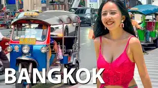 Bangkok City Hot Summer Life Street Scenes🇹🇭