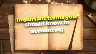 most important accounting terms✨