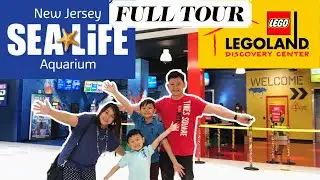 (Full Tour) Sea Life Aquarium New Jersey + Legoland Discovery at American Dream Mall