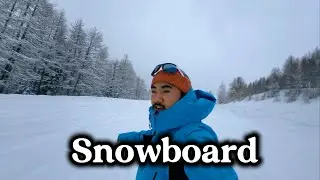 First Snowboard of the Season ❄️ Auron Ski Station, France 🇫🇷 | December 22