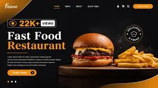 Full Responsive Fast Food | Restaurant Website With Html , Css & Bootstrap 5 | Free Source Code 👇
