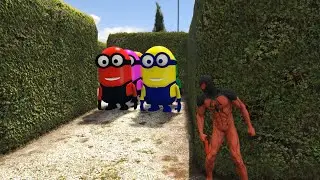 GTA 5 Funny Ragdoll Spiderman vs Minion Eps.04