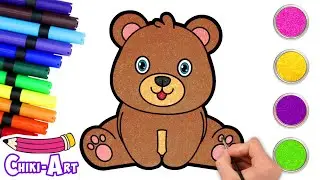 How To Draw A Teddy Bear | Drawing, Coloring, And Painting For Kids | Chiki Art