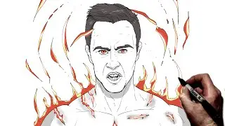 How To Draw Jordan Parrish Hellhound | Step By Step | Teen Wolf