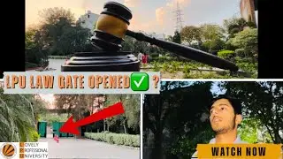 LPU LAW GATE is opened ✅ or not❌ ?| Lovely professional University | Lpu vlogs | GURDEEP RATHI