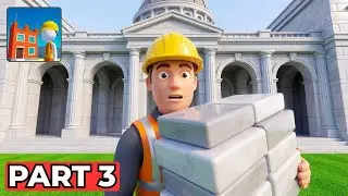Pro Builder 3D Gameplay Part 3 &ndash; BUILDING A CITY | White Stone Unlock (Android/iOS)