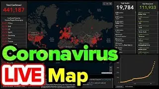 Coronavirus LIVE Map: Updated Every 2 Minutes Live Stream Stats, Updates, Graph, World Map & Count