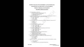 ME8493 / Thermal Engineering - I MCQ by MANOJ.J.K