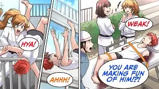I joined the judo club, but I was terrible at it... Then... [Manga Dub]