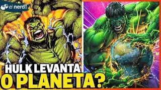 HULK PODERIA LEVANTAR O PESO DA TERRA IGUAL O SUPERMAN?
