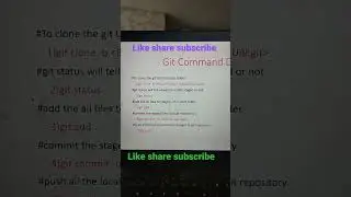git commands daily usage 