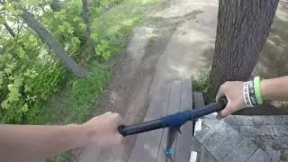 Rooftop Drop in on Scooter