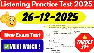 IELTS LISTENING TEST 2025 | IELTS LISTENING PRACTICE TEST WITH ANSWERS 2025