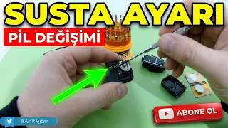 UZAKTAN KUMANDA SUSTA AYARI VE PİL DEĞİŞİMİ NASIL YAPILIR?