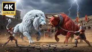 Legendary White Lion vs Red Bull | Arena Clash | Ultimate Battle | Part # 1