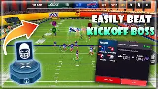 EASILY BEAT THE BOSS NFL KICK OFF CHALLENGE!! Madden Mobile 25 Tips & Tricks!!