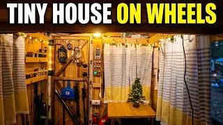 Preview of my homemade Harbor Freight trailer camper / tiny house.